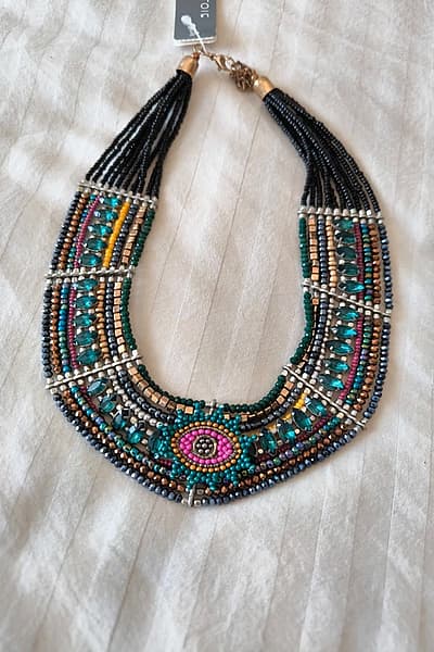 Parfois Beaded Statement Necklace by Parfois — pre-loved on Thrifted.mt