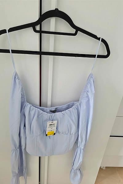 Blue Corset Top and Trousers by Calliope — pre-loved on Thrifted.mt