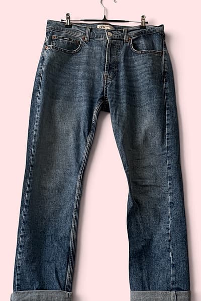 Zara Blue Denim Jeans by Zara — pre-loved on Thrifted.mt