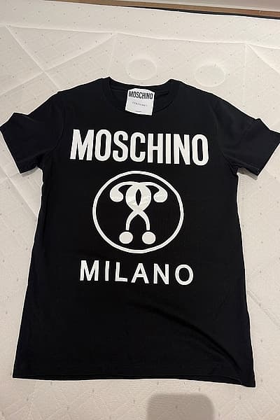 Moschino Milano Graphic Cotton Tee by Moschino — pre-loved on Thrifted.mt