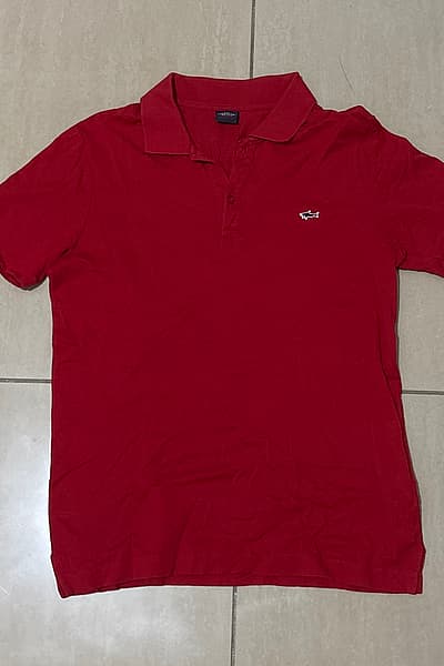 Paul & Shark Red Polo by Paul & Shark — pre-loved on Thrifted.mt