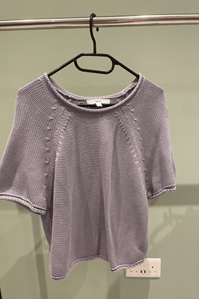 Next lavender knit top by Next — pre-loved on Thrifted.mt