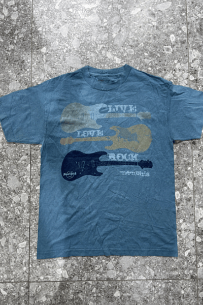 Hard Rock Cafe Guitar Tee by Hard Rock Cafe — pre-loved on Thrifted.mt