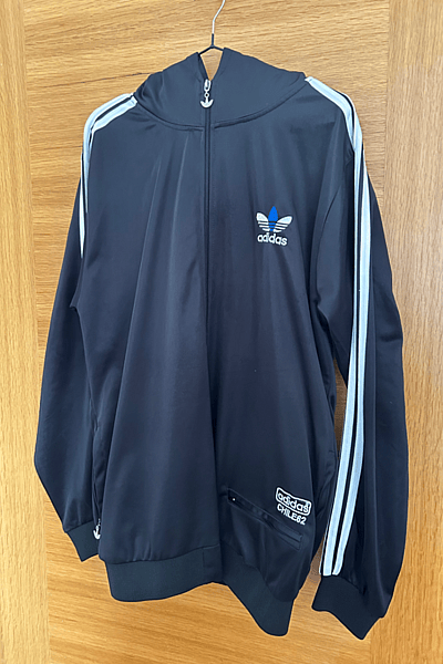 Black Adidas Track Jacket by adidas — pre-loved on Thrifted.mt