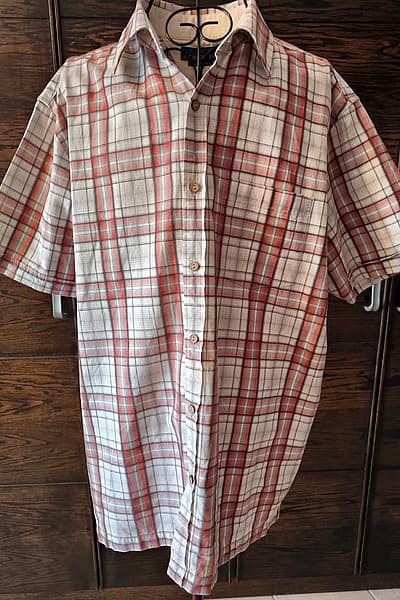 Atlantic Bay Plaid Cotton Shirt by Atlantic Bay — pre-loved on Thrifted.mt