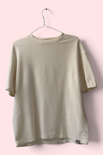 Zara Waffle Texture T-Shirt by Zara — pre-loved on Thrifted.mt
