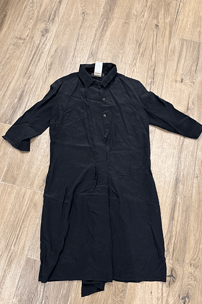 Black Long Sleeve Shirt Dress by Max Mara — pre-loved on Thrifted.mt