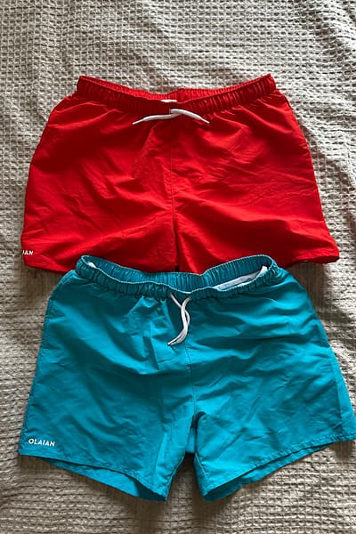 Swimsuits, Red & Blue, medium — pre-loved on Thrifted.mt