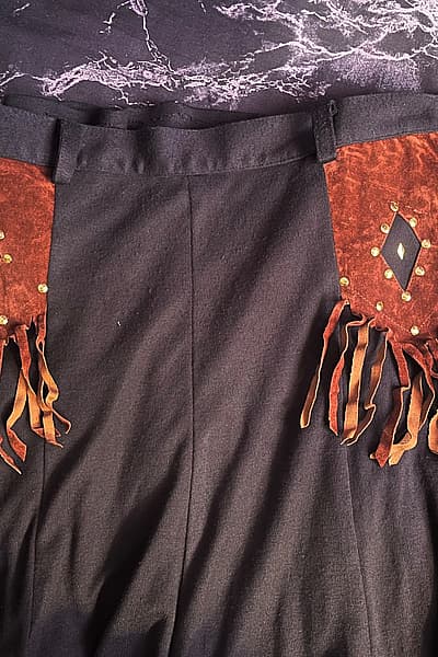Cowboy hippie skirt by Unbranded — pre-loved on Thrifted.mt