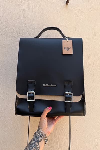Dr Martens Kiev Leather box backpack by Dr Martens — pre-loved on Thrifted.mt