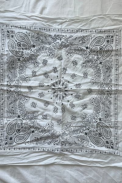 Classic Paisley Print Bandana — pre-loved on Thrifted.mt