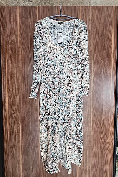 AFRM Snake Print Midi Dress by AFRM — pre-loved on Thrifted.mt