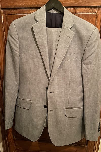 Bortex Light Grey Wool Suit by Bortex — pre-loved on Thrifted.mt