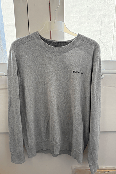 Ben Sherman Grey Crew Neck Sweater by Ben Sherman — pre-loved on Thrifted.mt