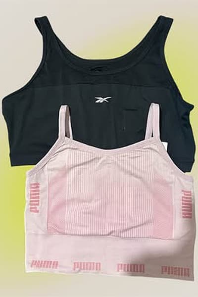 Sporty Crop Top Bundle by Puma, Reebok  — pre-loved on Thrifted.mt