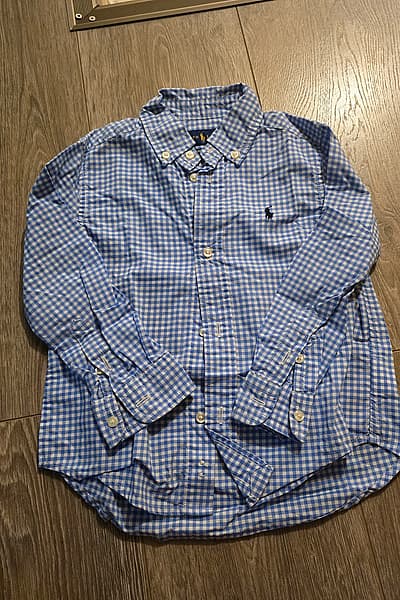 Ralph Lauren Gingham Check Button Down Shirt by Ralph Lauren — pre-loved on Thrifted.mt