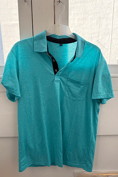 Casual Blue Short Sleeve Polo — pre-loved on Thrifted.mt