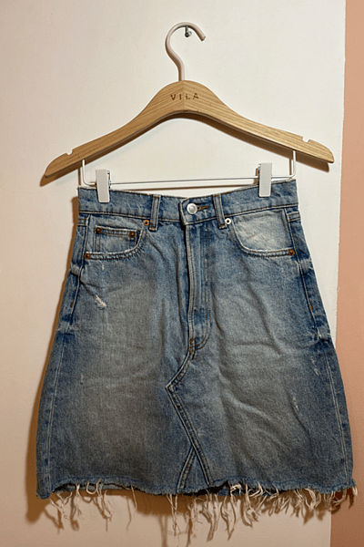 Zara Woman Denim Mini Skirt by Zara — pre-loved on Thrifted.mt