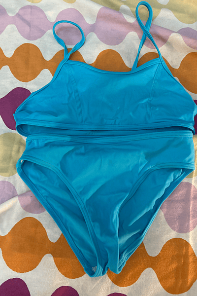 Kids blue bikini by Olaian — pre-loved on Thrifted.mt