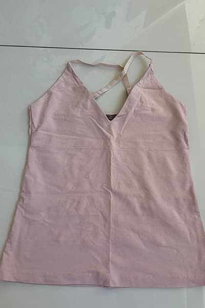 Pink Ribbed Camisole Top by MNG Basics — pre-loved on Thrifted.mt