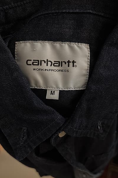 Carhartt Dark Denim Button Down Overshirt by Carhartt — pre-loved on Thrifted.mt