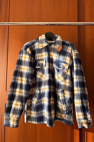 Blue Checkered Jacket — pre-loved on Thrifted.mt