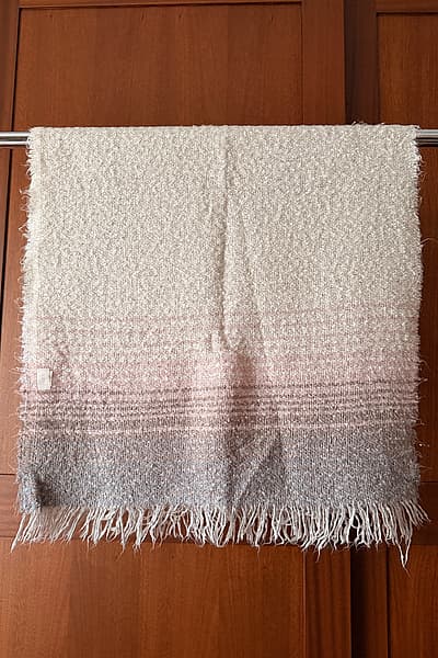 White-Pink-Grey Scarf — pre-loved on Thrifted.mt