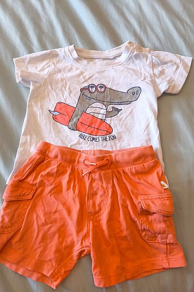 Baby boy summer outfit set by Blue Seven — pre-loved on Thrifted.mt