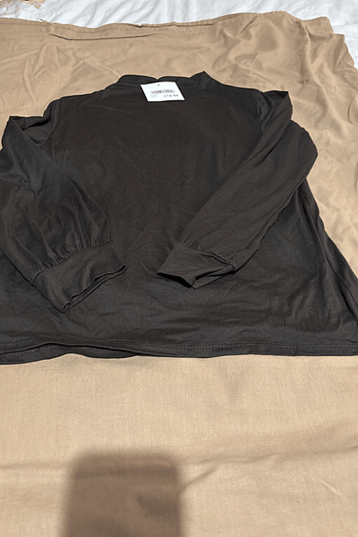 Dark Long Sleeve Top by Nuvo — pre-loved on Thrifted.mt