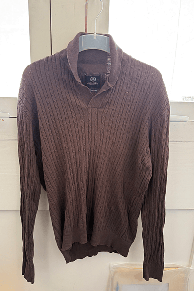 Gagliardi Cable Knit Pullover Sweater by Gagliardi — pre-loved on Thrifted.mt