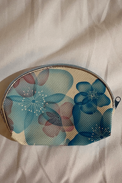 Floral Print Small Pouch — pre-loved on Thrifted.mt