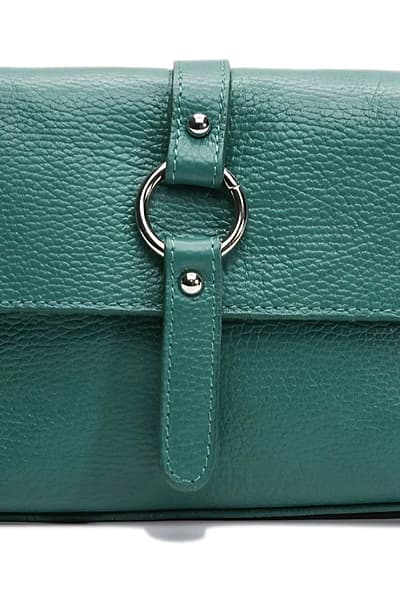 Victor & Hugo Paris Green Leather Crossbody by Victor & Hugo — pre-loved on Thrifted.mt
