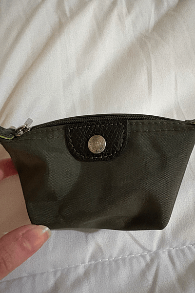 Mini Olive Green Pouch — pre-loved on Thrifted.mt
