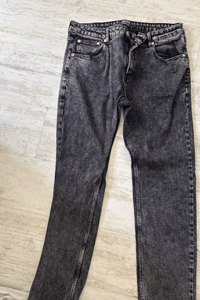 WeSC acid wash grey jeans by WeSC — pre-loved on Thrifted.mt