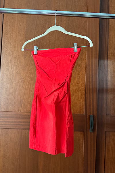 Bershka Red Dress — pre-loved on Thrifted.mt
