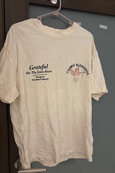Bershka Graphic Print T-Shirt by Bershka — pre-loved on Thrifted.mt