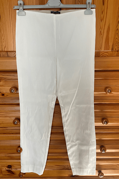 Luisa Spagnoli White Tailored Trousers by Luisa Spagnoli — pre-loved on Thrifted.mt