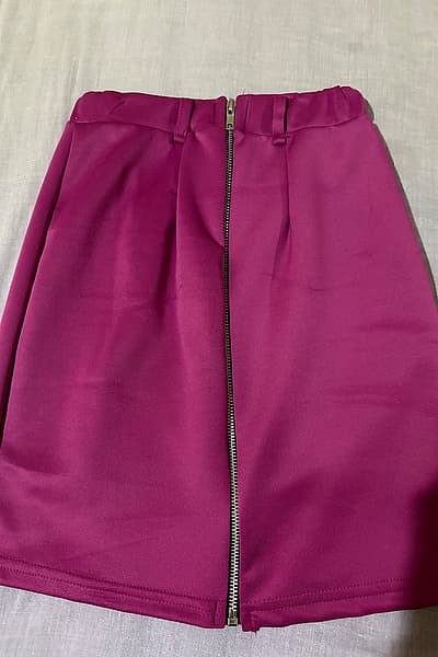 PrettyLittleThing Pink Zip Skirt by PrettyLittleThing — pre-loved on Thrifted.mt