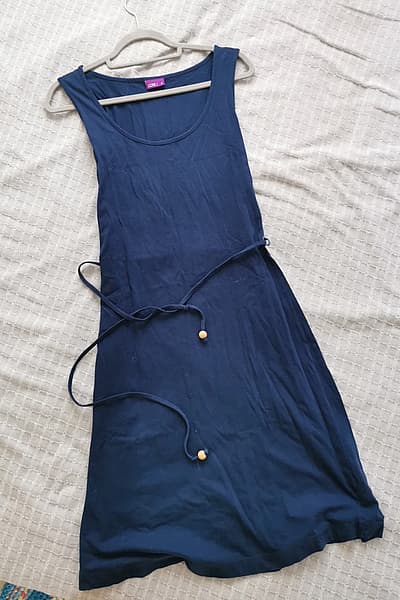 Living Crafts Navy Organic Cotton Dress by Living Crafts — pre-loved on Thrifted.mt
