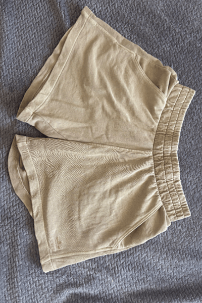 Beige Adidas Trefoil Shorts by Adidas — pre-loved on Thrifted.mt