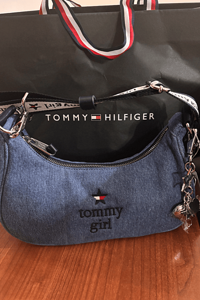 Tommy Girl Denim Shoulder Bag by Tommy Hilfiger — pre-loved on Thrifted.mt