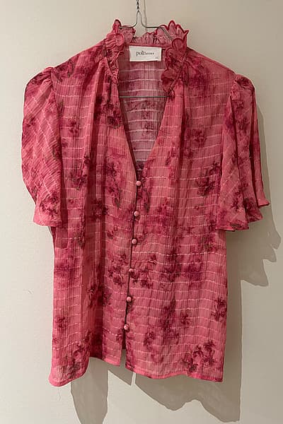 Polin et Moi Floral Blouse by POLIN ET MOI — pre-loved on Thrifted.mt