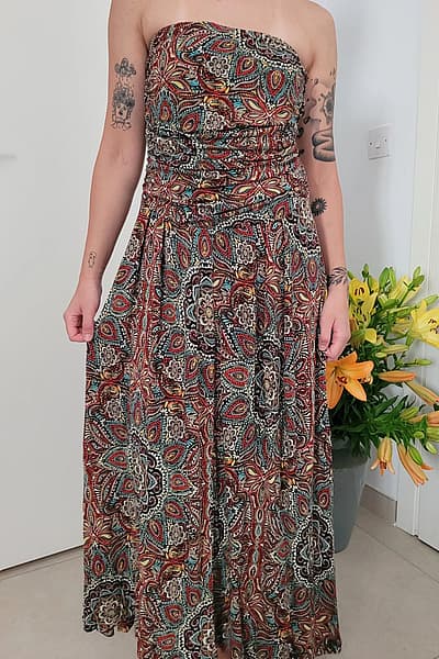 Colourful maxi dress with mandalas by Truworths — pre-loved on Thrifted.mt