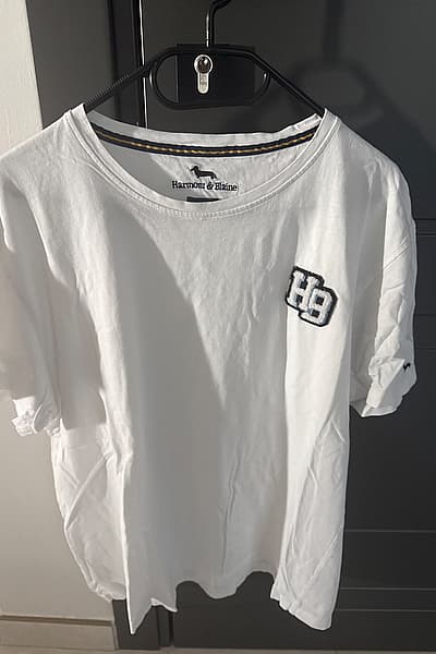 White Logo T‑Shirt by Harmont & Blaine — pre-loved on Thrifted.mt