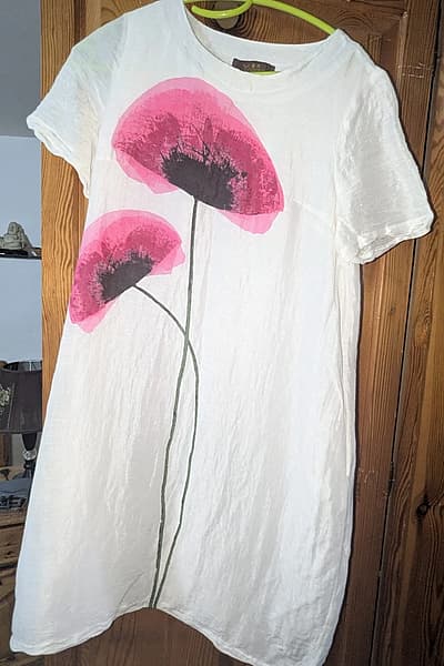 Floral Print Short Sleeve Dress by Yingran — pre-loved on Thrifted.mt