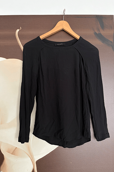 AllSaints Lucas Long Sleeved Top by AllSaints — pre-loved on Thrifted.mt