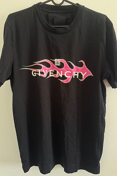 Givenchy Flame Logo T-Shirt by Givenchy — pre-loved on Thrifted.mt
