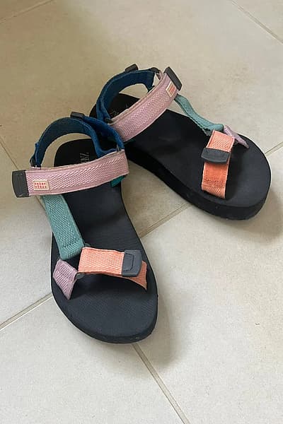 Colourful Strap Summer Sandals by ZARA — pre-loved on Thrifted.mt
