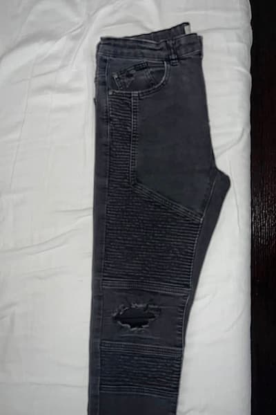 Zara Boys Black Distressed Biker Jeans by Zara Boys — pre-loved on Thrifted.mt