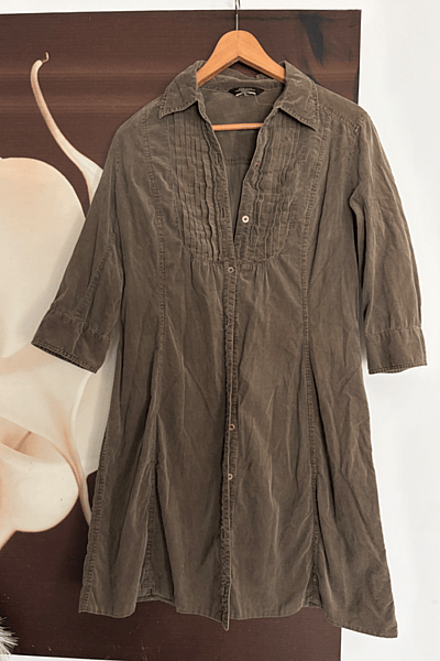 Weekend MaxMara Corduroy Shirt Dress by Weekend MaxMara — pre-loved on Thrifted.mt